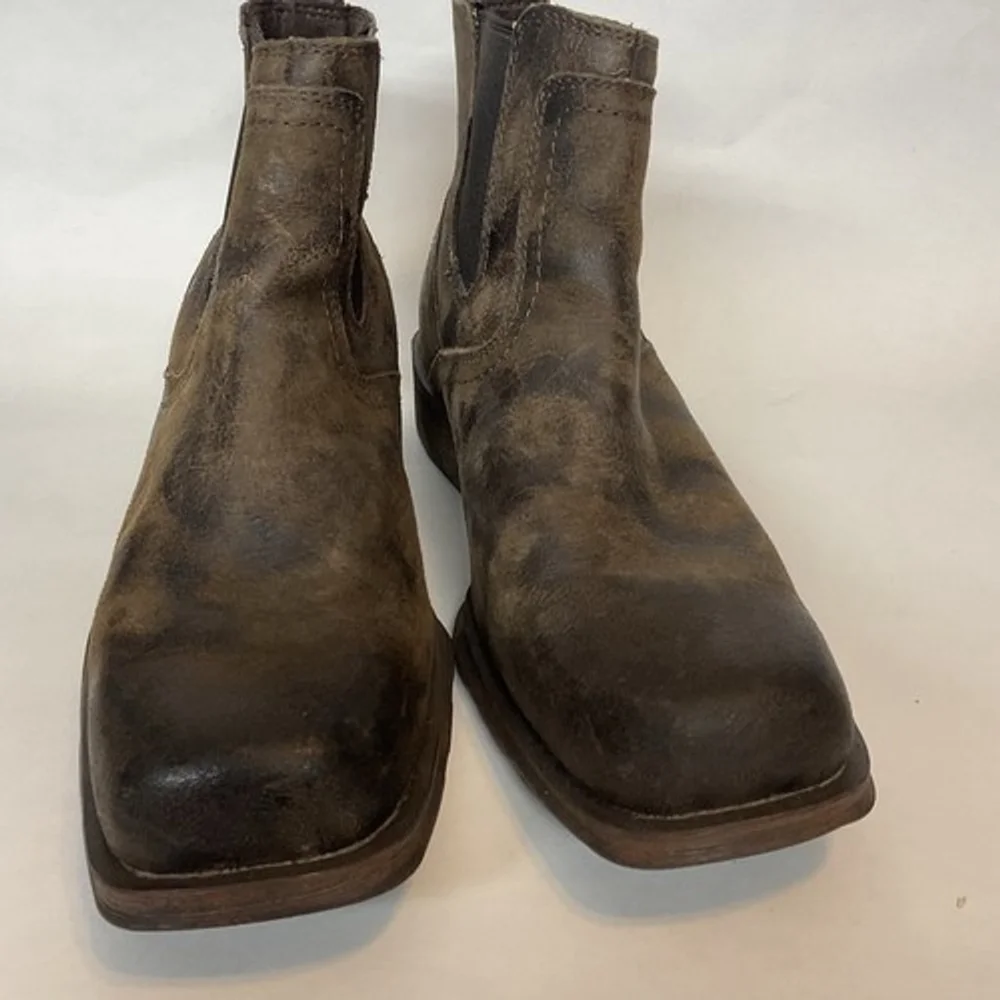 Ariat Midtown Rambler‎ Chelsea Ankle Boots Men 9D Cowboy Barn Brown Leather